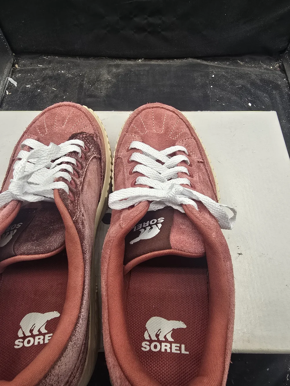 Sorel suede upper